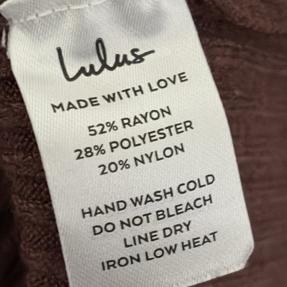 New Lulus Layer Lover Brown Ribbed Knit Tank Dress Sleeveless Side Slit Size XXL - Picture 8 of 10